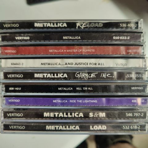 Metallica CDer