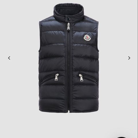 Moncler Gui Down Gilet Vest barn. Str:12 år.