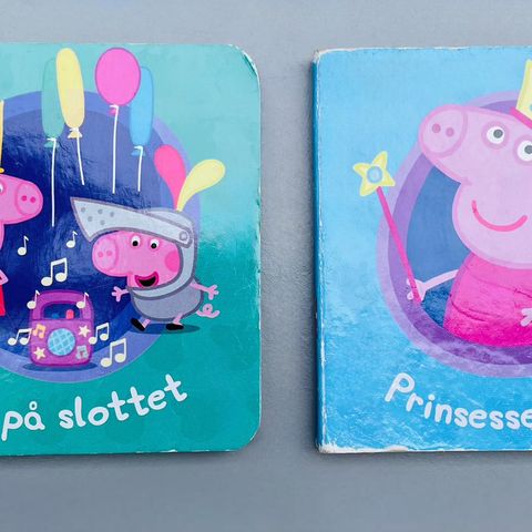 Peppas eventyrboks Peppa Pig gris little library 2 minibøker samlet pris