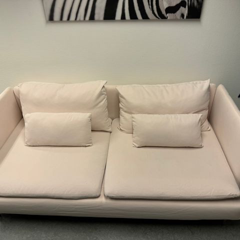 SÖDERHAMN sofa lys rosa