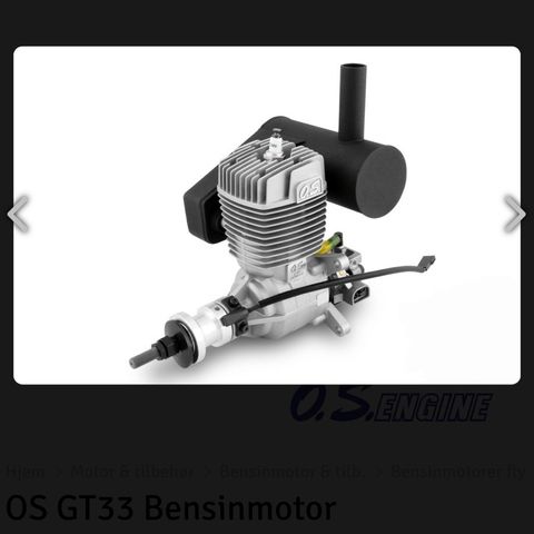 OS GT 33 Bensinmotor