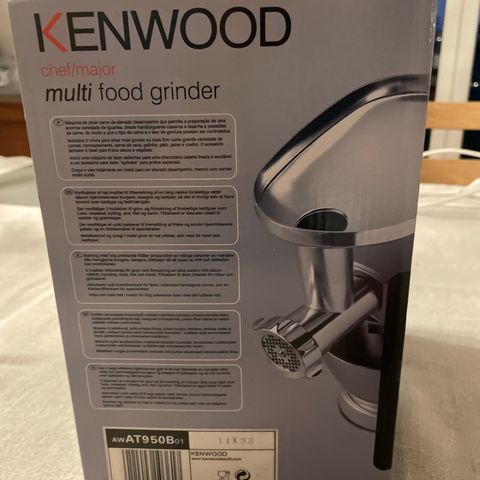 Kenwood Multi food grinder