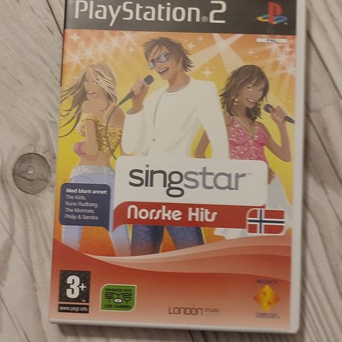 Playstation 2   (PS2)    Spill     SingStar  Norske Hits