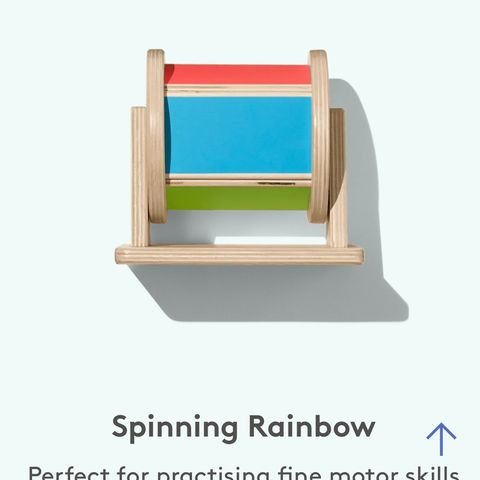 Spinning rainbow lovevery