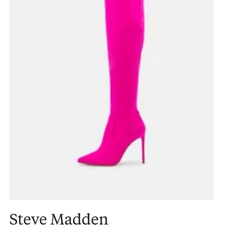 Helt nye steve madden rosa høye støvletter