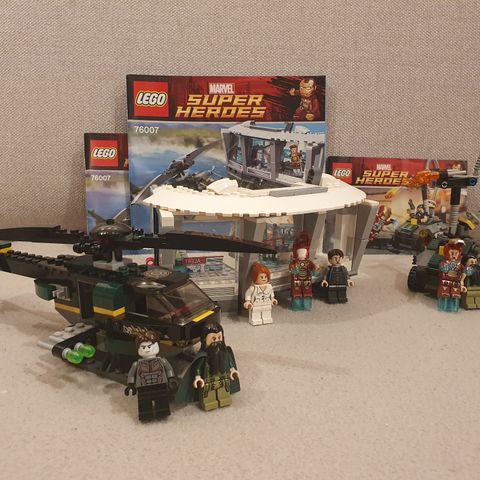 Iron Man 3 Legosett 76007 og 76008