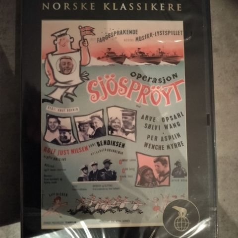 Operasjon Sjøsprøyt ( DVD) Norske Klassikere - Ny i plast - 1964