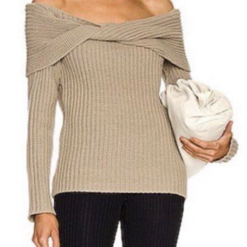 Off shoulder Knitted Top - Nicholas