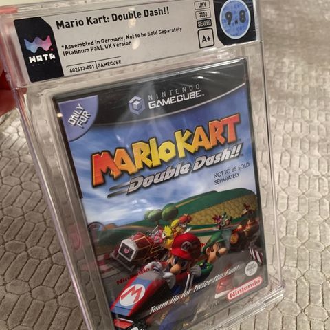 WATA 9.8 A+ Mario Kart Double Dash Redstrip UKV