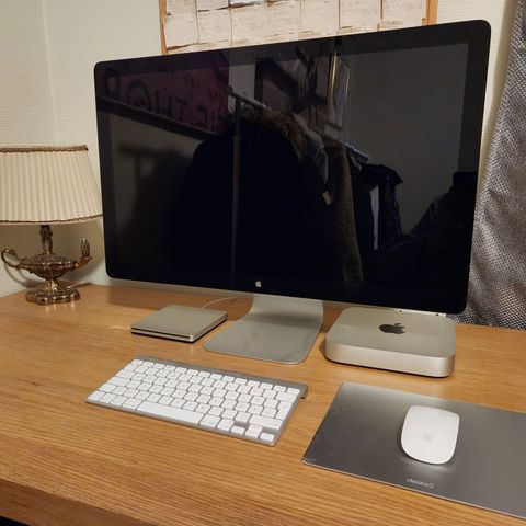 Skrivebordsoppsett til Mac. Overgang til USB-C!