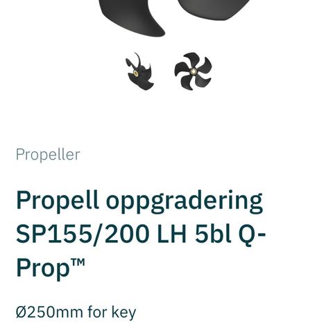 : 10 1272 LH Q-Prop upg LH SP mod ø250