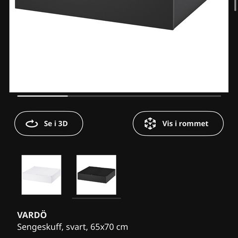 4 x VARDÖ sengeskuff - IKEA