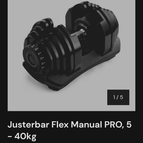 Justerbar Flex Manual PRO 5 40kg