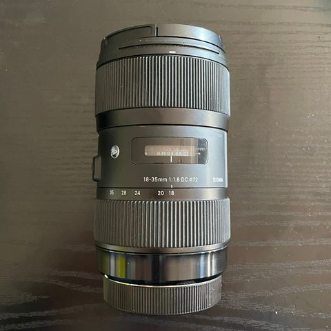 Sigma 18-35 mm f. 1,8 for Canon