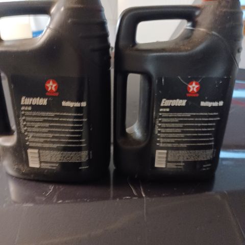 2x4 liter  Texaco  15-40 motorolje