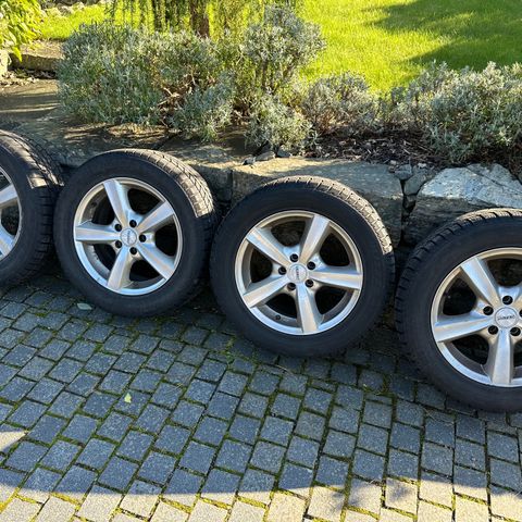 Dezent alu felger KBA45657 - 7Jx16 - ET43  m/vinterdekk 225/55R16