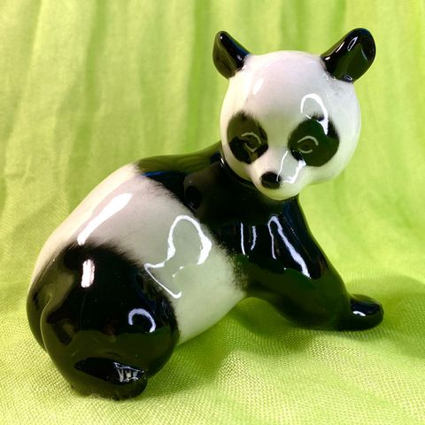 Lomonosov Panda porselen. Figurine frå USSR.