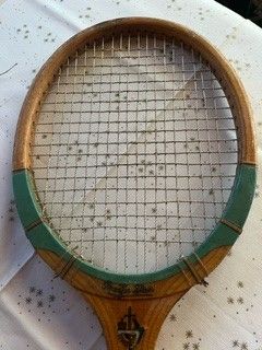 Gammel tennis racket