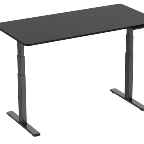 Ergonomisk Hev/Senk skrivebord 150 x 75 cm (sort)