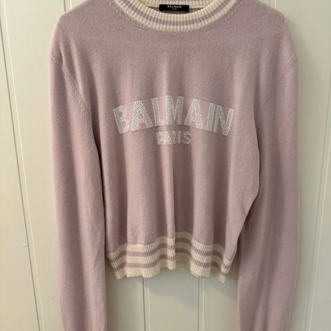 Balmain ull/cashmere genser