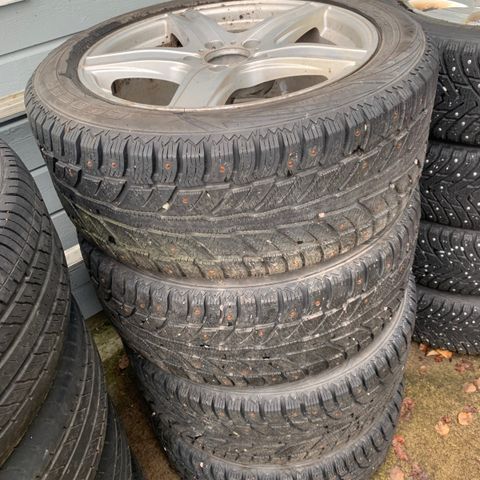 Cooper 225/50R17 komplette hjul selges!