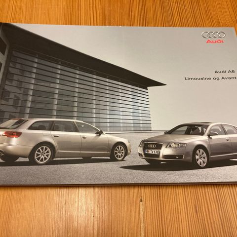 BILBROSJYRE - AUDI A6 LIMOUSINE OG AVANT - 2007