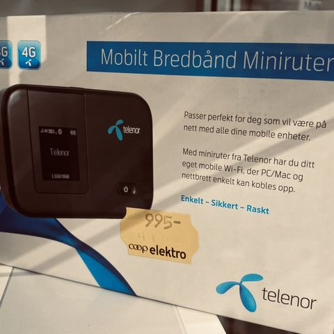 Mobilt bredbånd miniruter