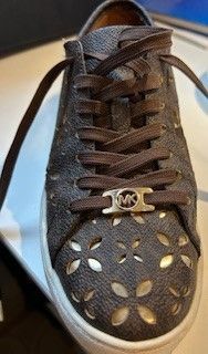 Michael Kors mørke brune sneakers