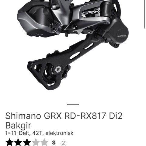 Shimano GRX Di2 RD-RX817