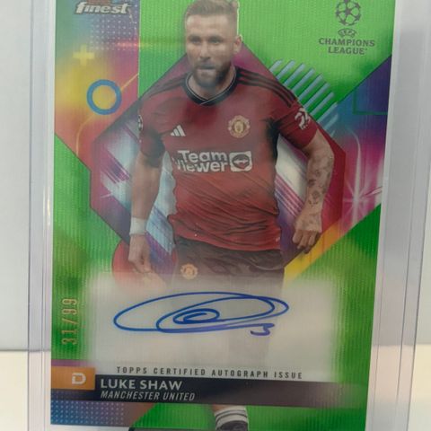 Luke Shaw Auto Fotballkort /99