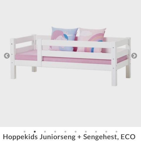 Hoppekids Sofaseng 70x160cm, PREMIUM, meget pent brukt