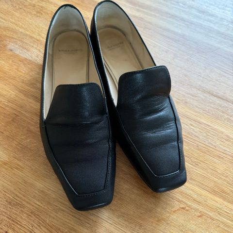 Vagabond loafers svart skinn str 39