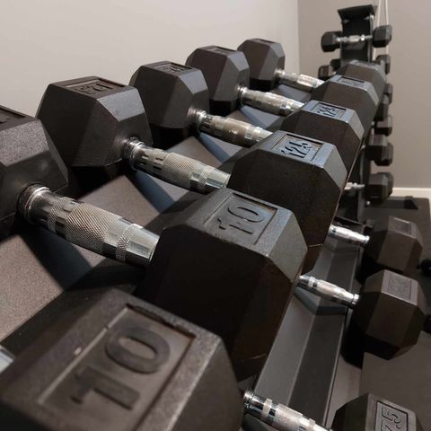 DumbBell Rack Maxi Set HEX (manualer + stativ)