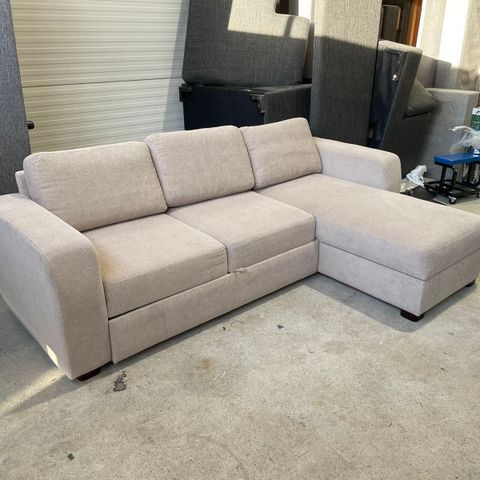 Sovesofa Lys Beige GOD STAND!✅ FRAKT TILBYS!🚚