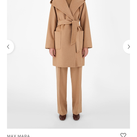 Max Mara Rialto camel hair