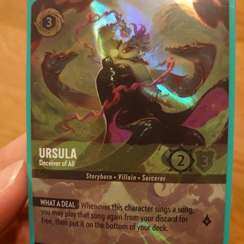 Ursula Deceiver of All Emchanted TCG kort