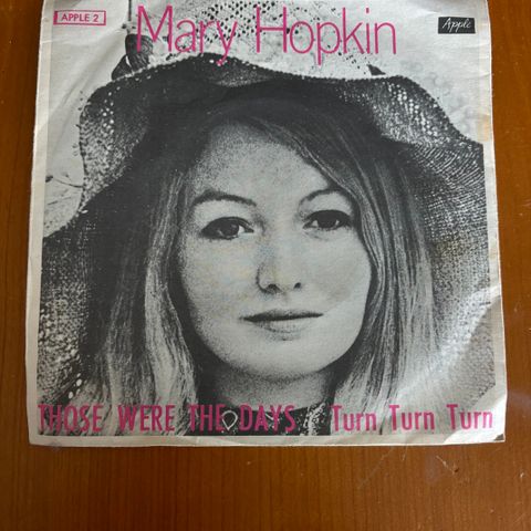 Vintage. Singel (7"). Mary Hopkin: Those where the days/Turn turn turn