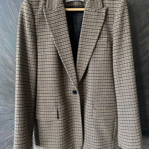 Houndstooth Blazer fra Zara