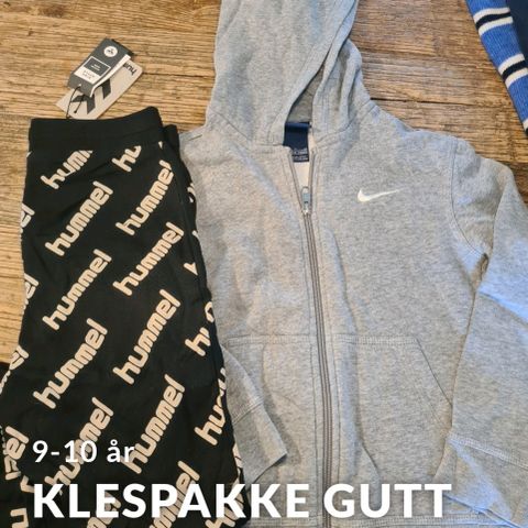 Klespakke gutt 9-10 år.