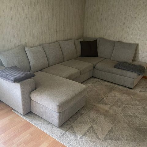 Hjørnesofa med sjeselong