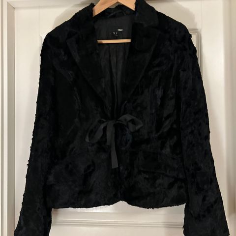 Nydelig vintage fuskepels blazer