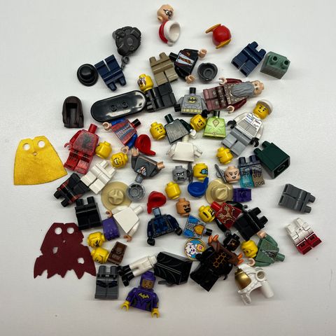 LEGO minifigurer, deler, og tilbehør