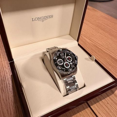 Longines HydroConquest kronograf stål 41 mm