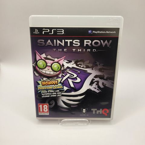 PS3 - Saints Row: The Third (Professor Genkis) - CIB & SOM NY! Se bilder