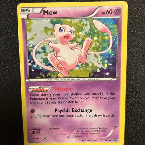 Mew BW98 - Pokemon Black Star Promo