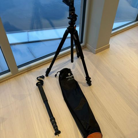 Vanguard stativ og tripod selges samlet