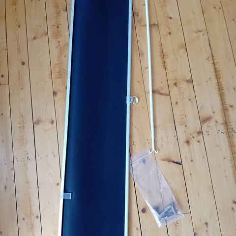 Rullegardin lystett i farge SVART 123 cm bredde 200 cm lengde