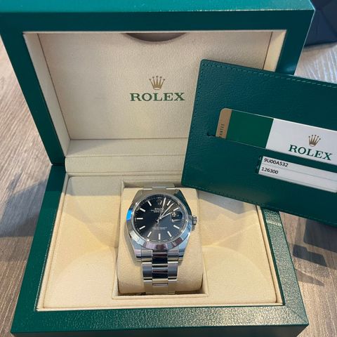 Rolex Datejust 41 pent brukt 2018 kjøpt fra Bjerke