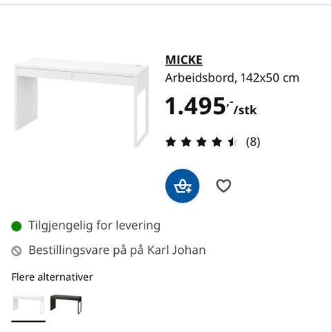 Micke skrivebord