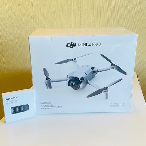 Helt Ny DJI Mini 4 Pro fly more combo- Uåpnet i Originalforsegling!